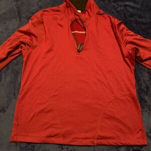 Women’s Avia Red  fitted half zipped jacket… Size M 8/10
